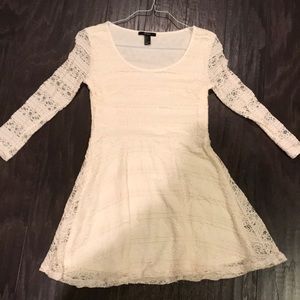 Forever 21 lace white dress